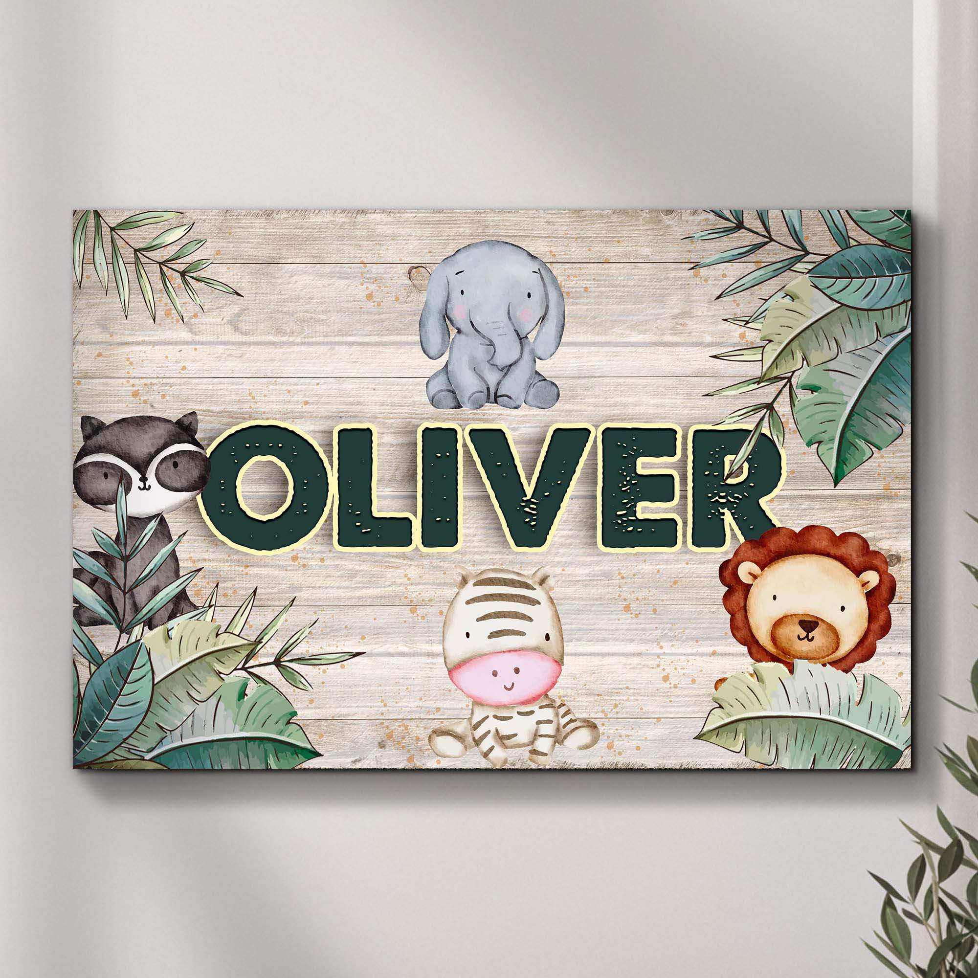 Safari Kids Room Sign - Tailored Canvases - Flyclothing LLC