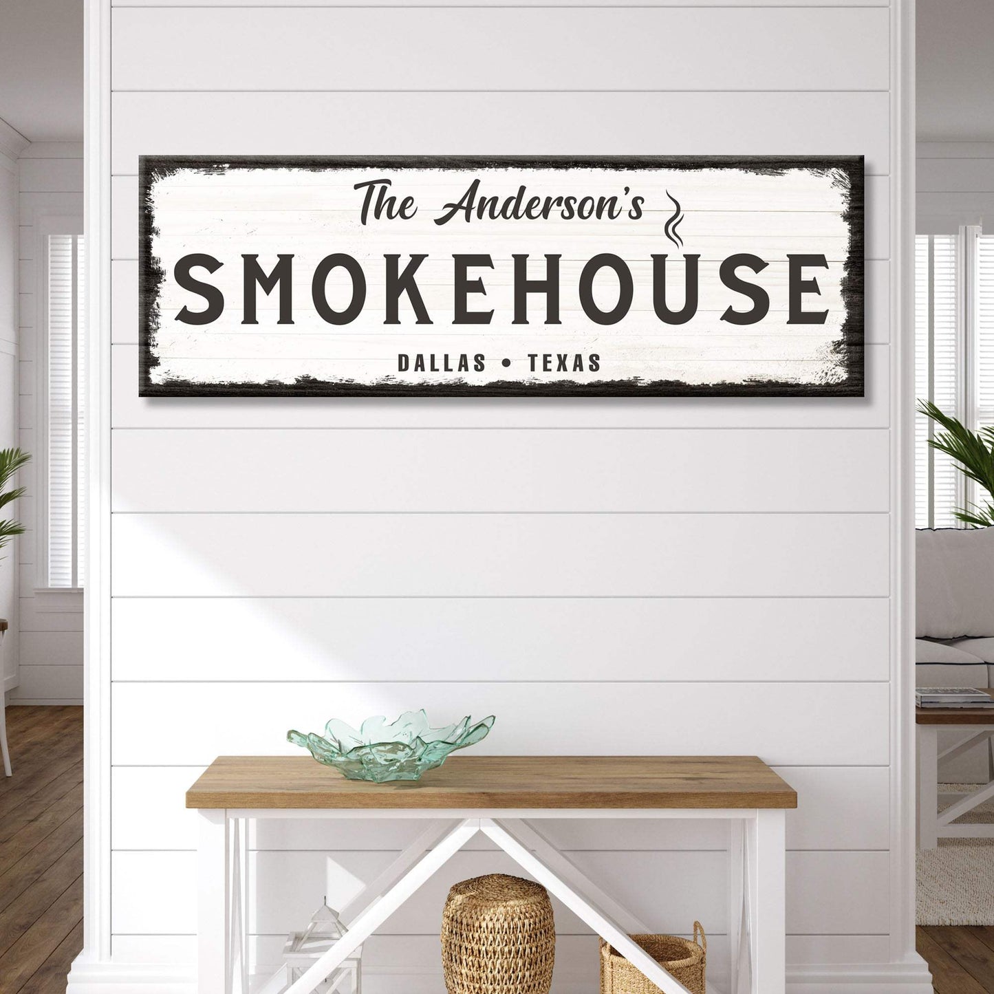 Family Smokehouse Sign - Tailored Canvases - Flyclothing LLC