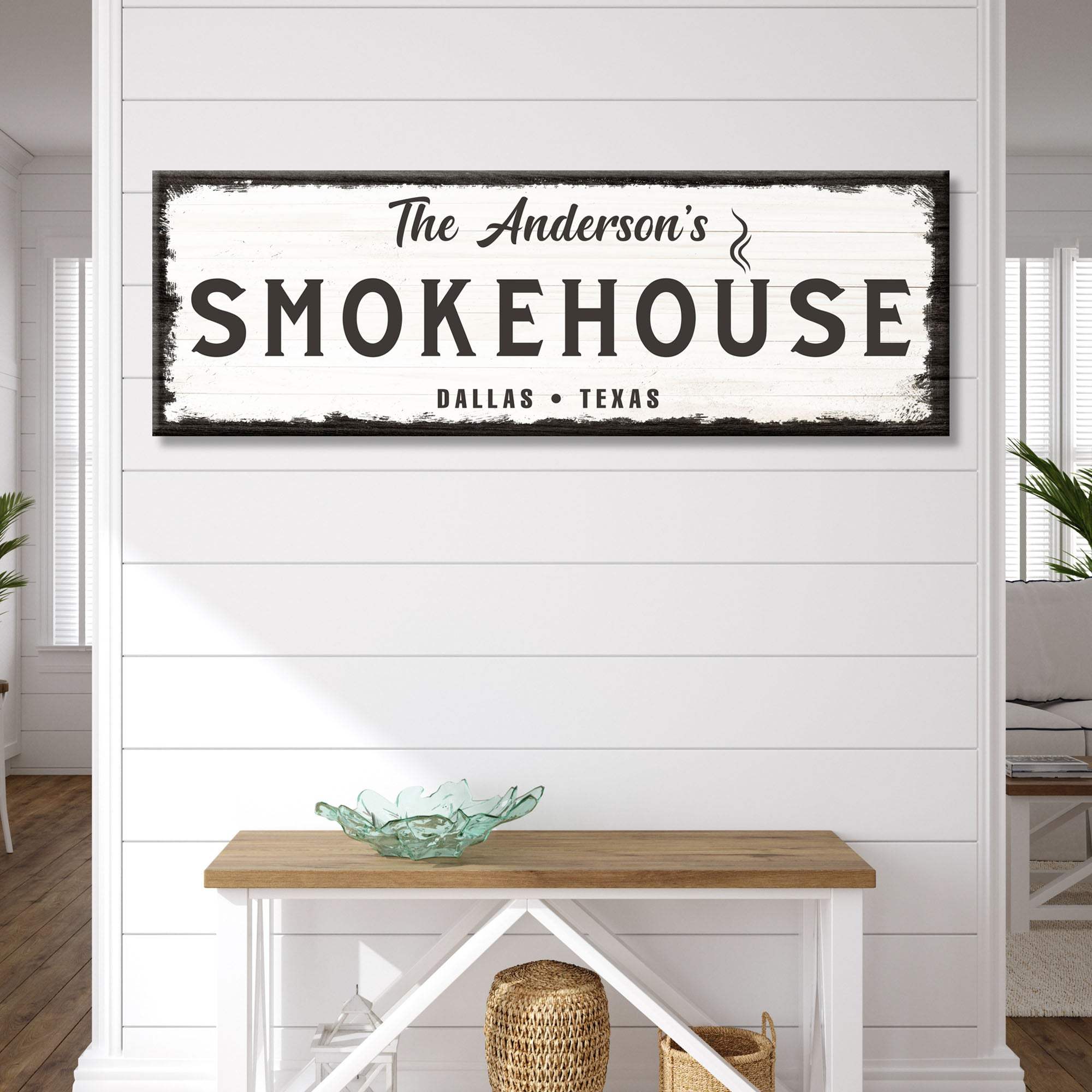 Family Smokehouse Sign - Tailored Canvases - Flyclothing LLC
