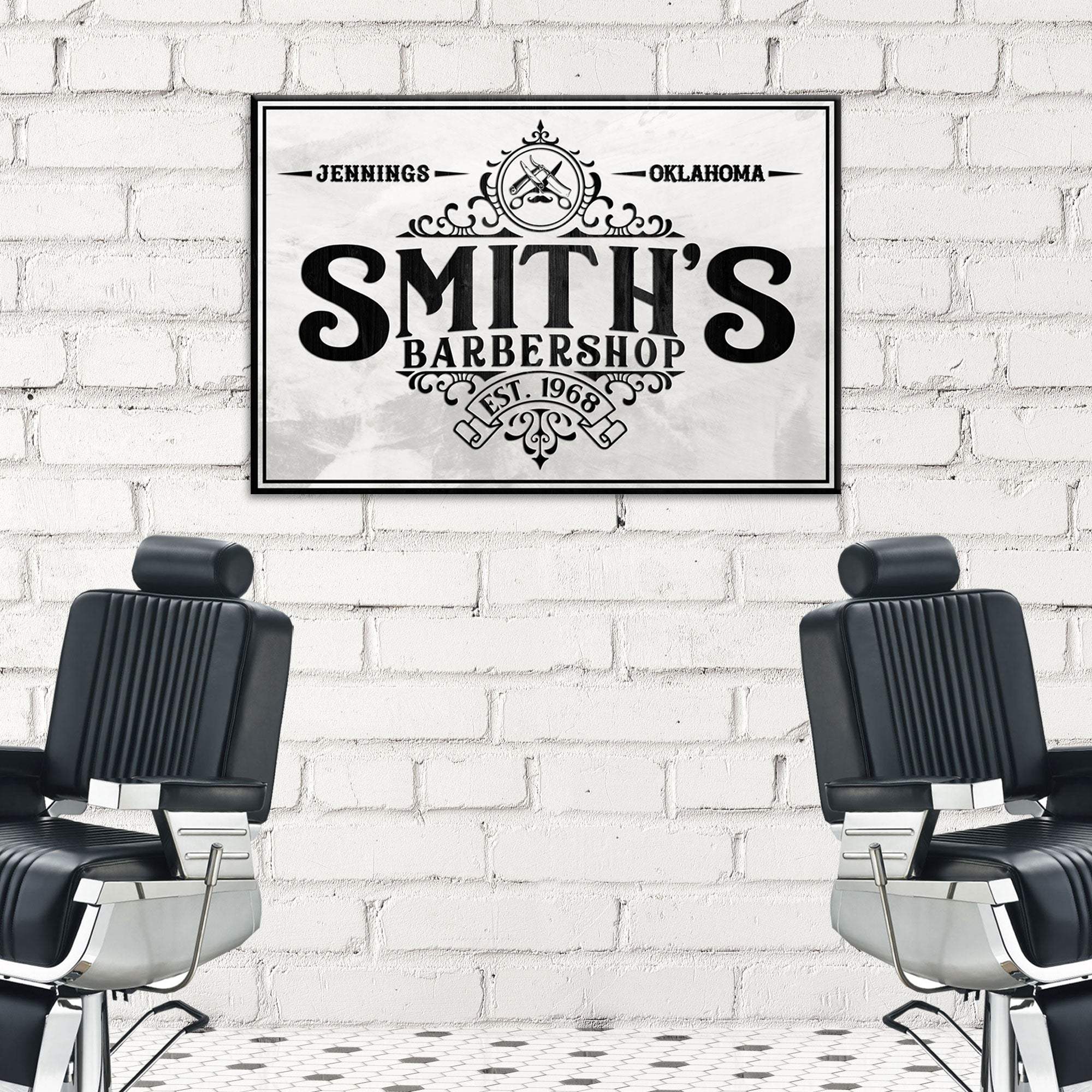 Barbershop Sign IV - Tailored Canvases - Flyclothing LLC