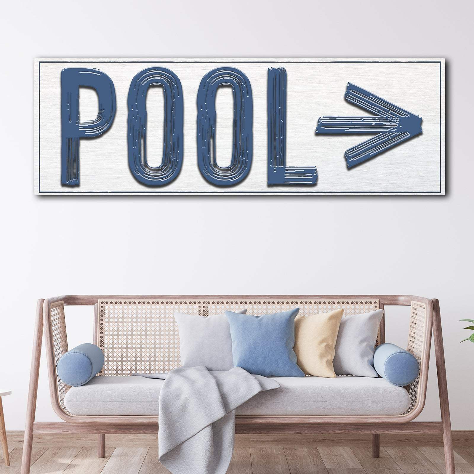 Pool Arrow Sign - Tailored Canvases - Flyclothing LLC