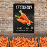 100% Organic Carrot Patch Sign - Tailored Canvases - Flyclothing LLC