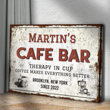 Cafe Bar Sign - Tailored Canvases - Flyclothing LLC