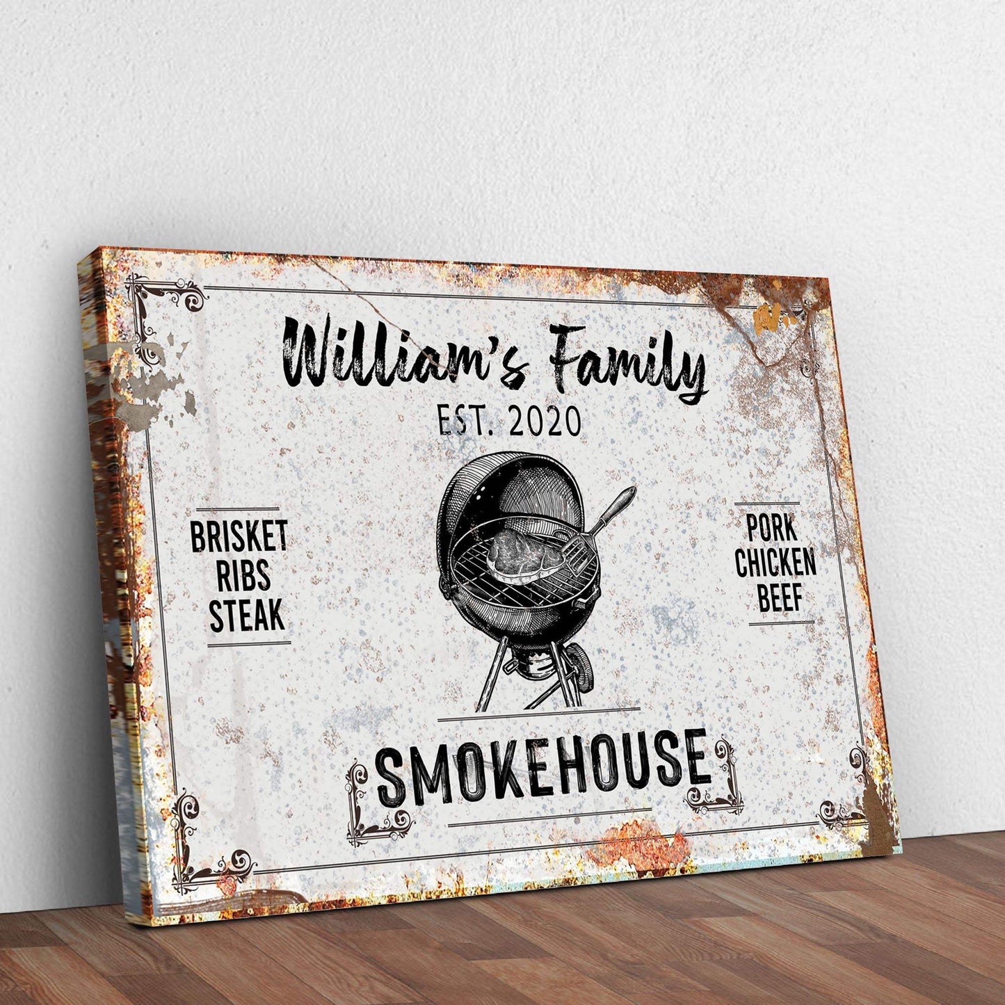 Family Smokehouse Sign II - Tailored Canvases - Flyclothing LLC