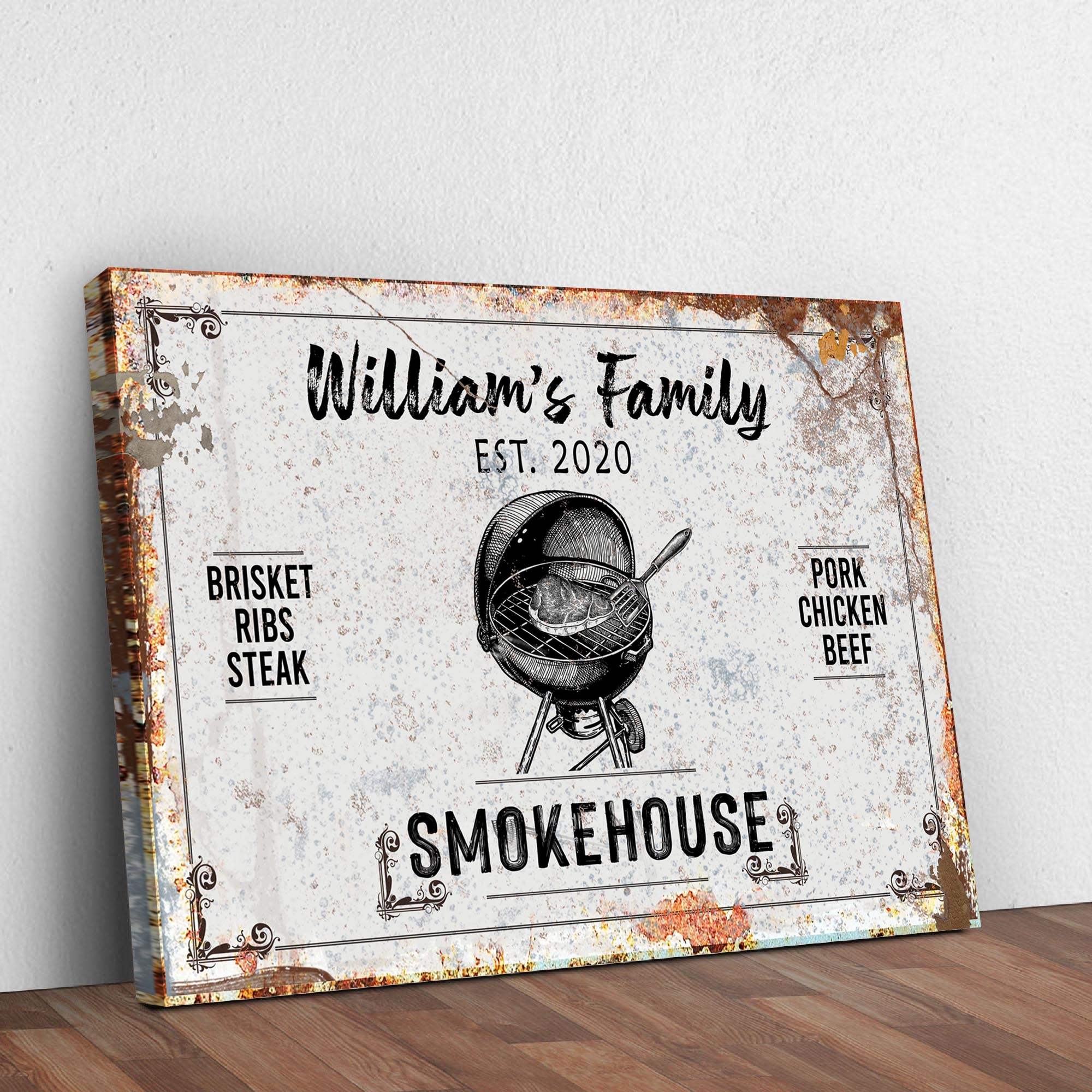 Family Smokehouse Sign II - Tailored Canvases - Flyclothing LLC