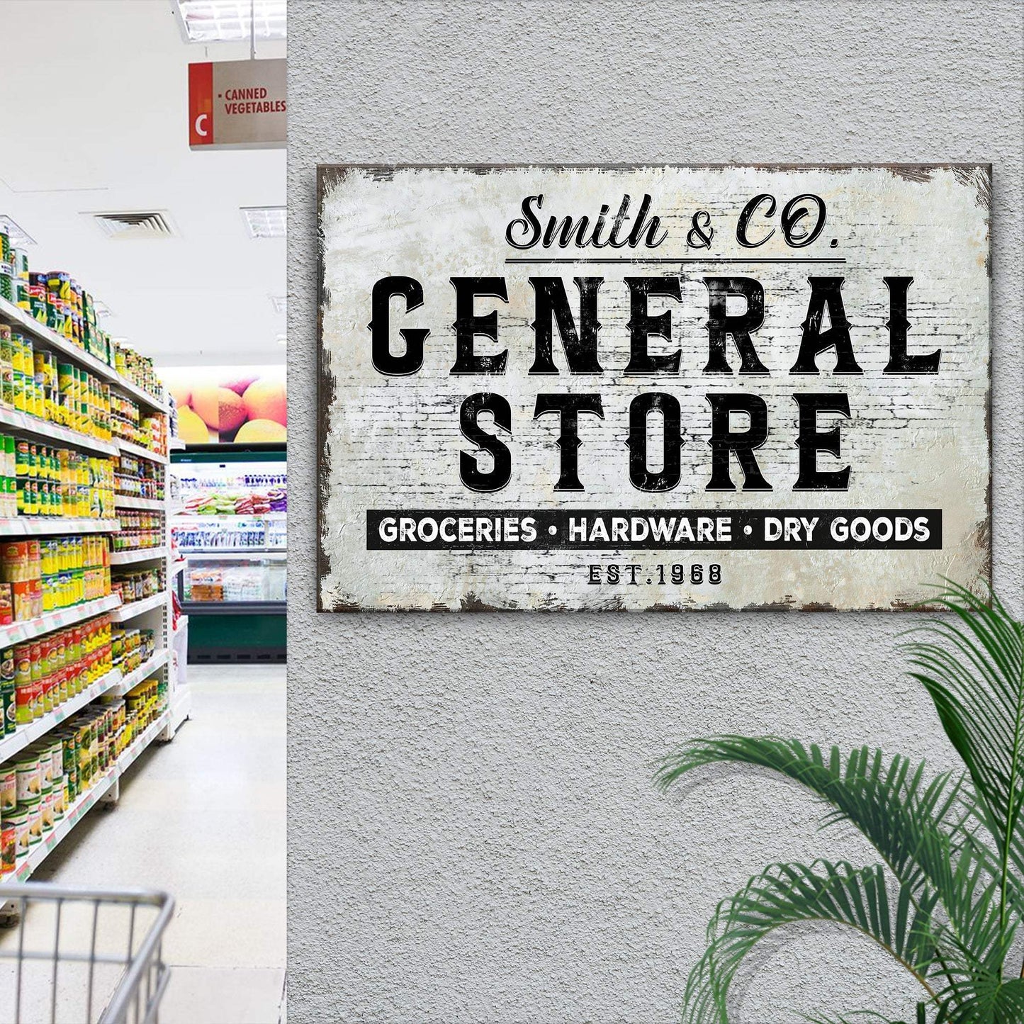 General Store Sign - Tailored Canvases - Flyclothing LLC
