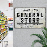 General Store Sign - Tailored Canvases - Flyclothing LLC