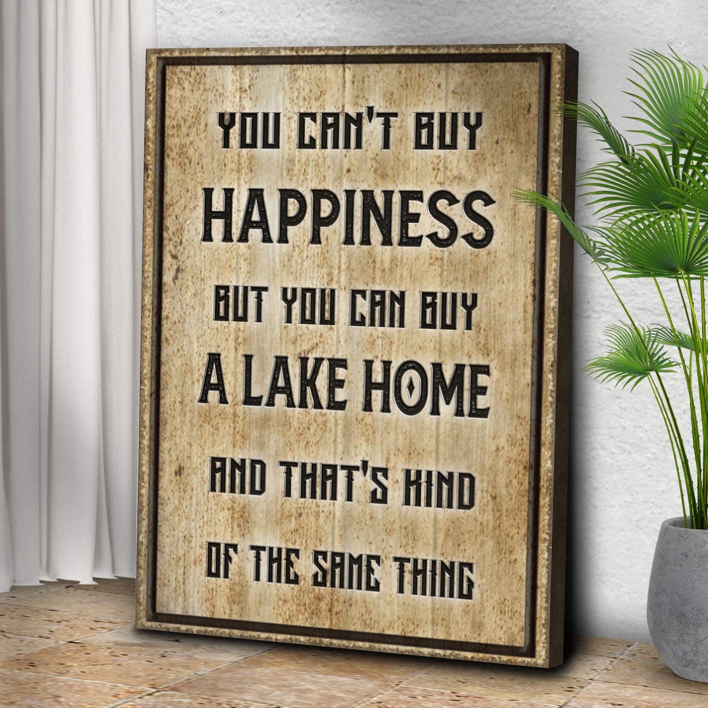 Lake Home Sign - Tailored Canvases - Flyclothing LLC