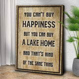 Lake Home Sign - Tailored Canvases - Flyclothing LLC