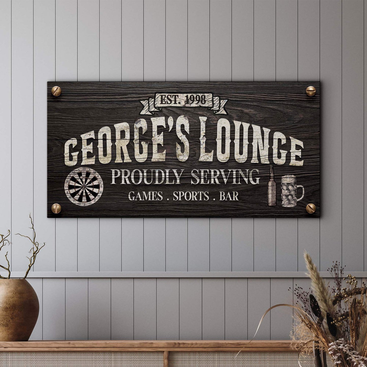 Proudly Serving Lounge Sign - Tailored Canvases - Flyclothing LLC