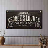 Proudly Serving Lounge Sign - Tailored Canvases - Flyclothing LLC