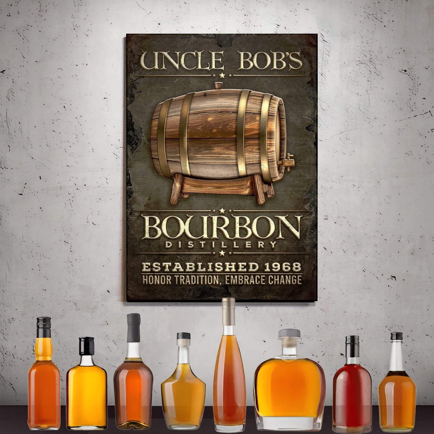 Bourbon Distillery Sign - Tailored Canvases - Flyclothing LLC