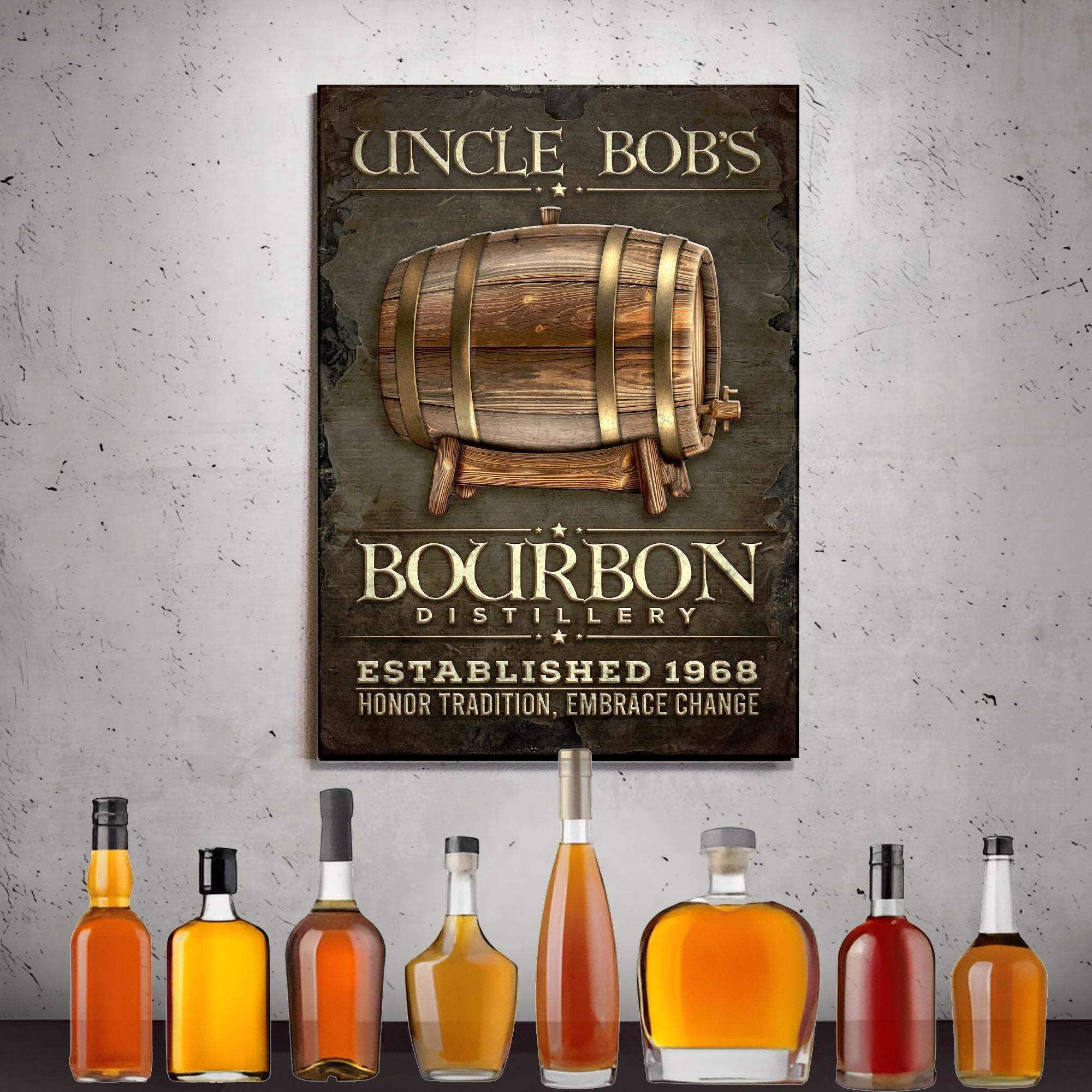Bourbon Distillery Sign - Tailored Canvases - Flyclothing LLC
