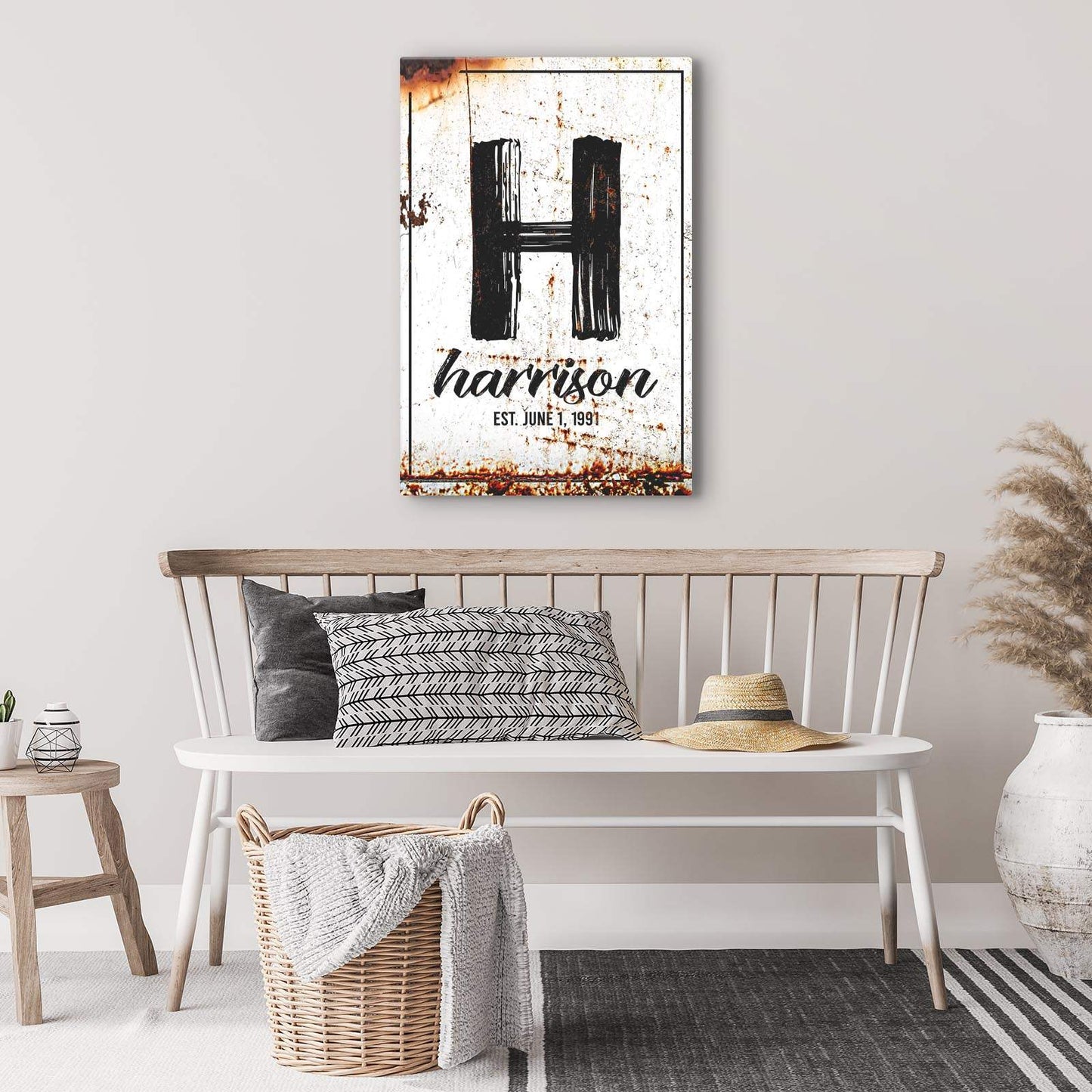 Family Name Portrait Sign - Tailored Canvases - Flyclothing LLC