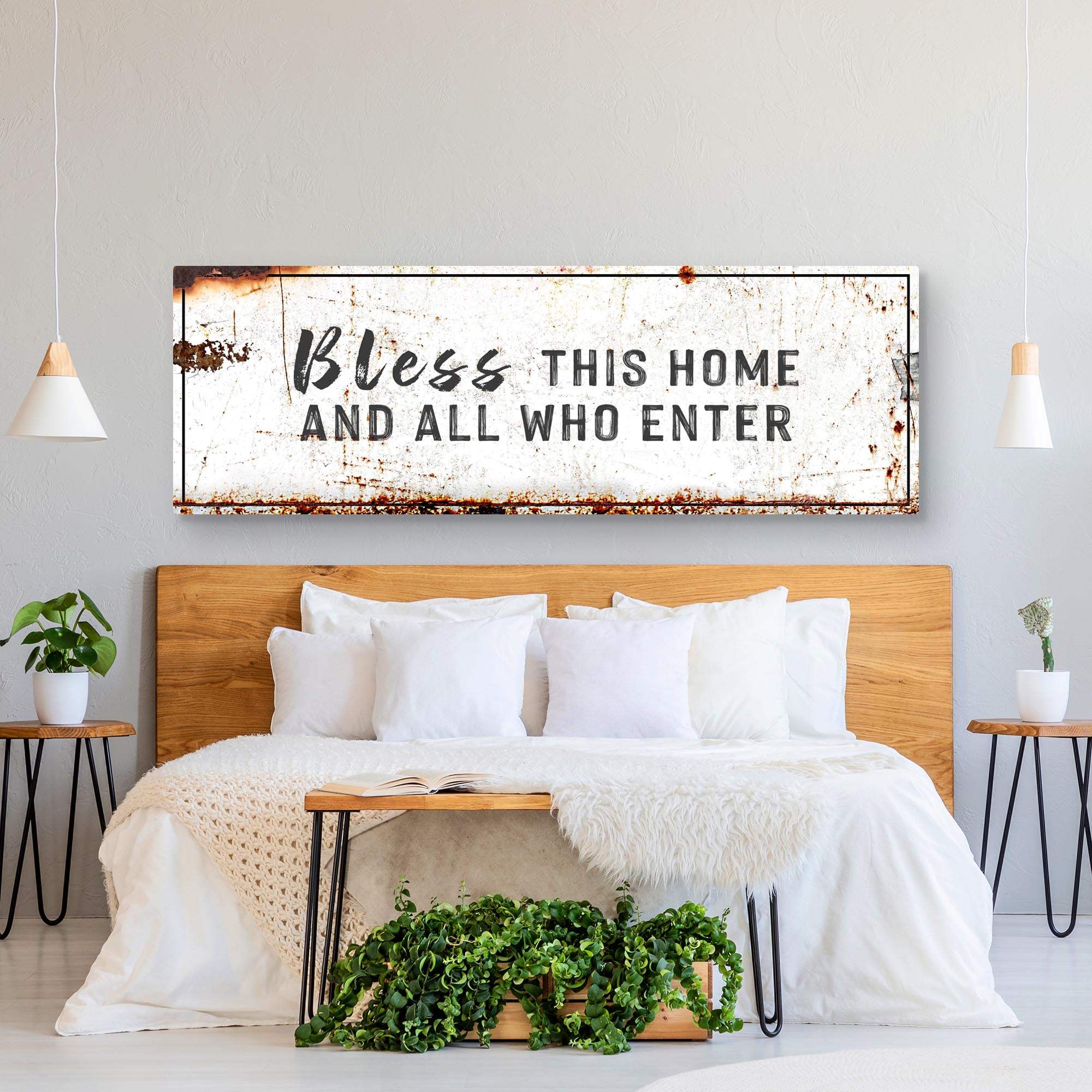 BLESS THIS HOME - CHRISTIAN WALL DECOR - Tailored Canvases - Flyclothing LLC