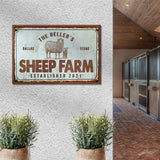 Sheep Farm Sign III - Tailored Canvases - Flyclothing LLC