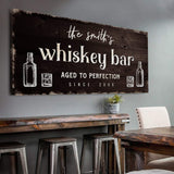 Whiskey Bar Sign - Tailored Canvases - Flyclothing LLC