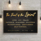Galatians 5:22-23 - The Fruit Of The Spirit Sign - Tailored Canvases - Flyclothing LLC
