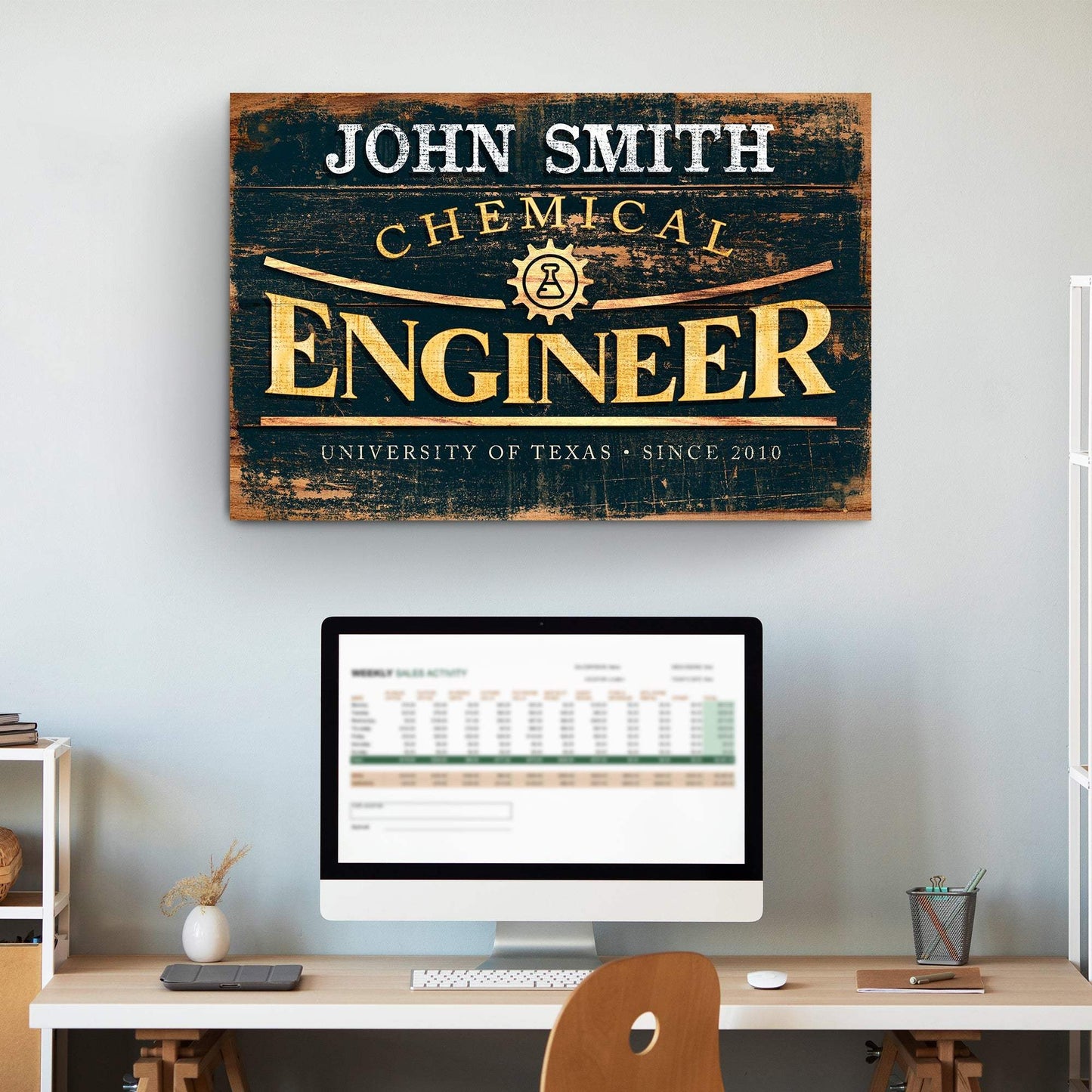 Chemical Engineer Sign - Tailored Canvases - Flyclothing LLC