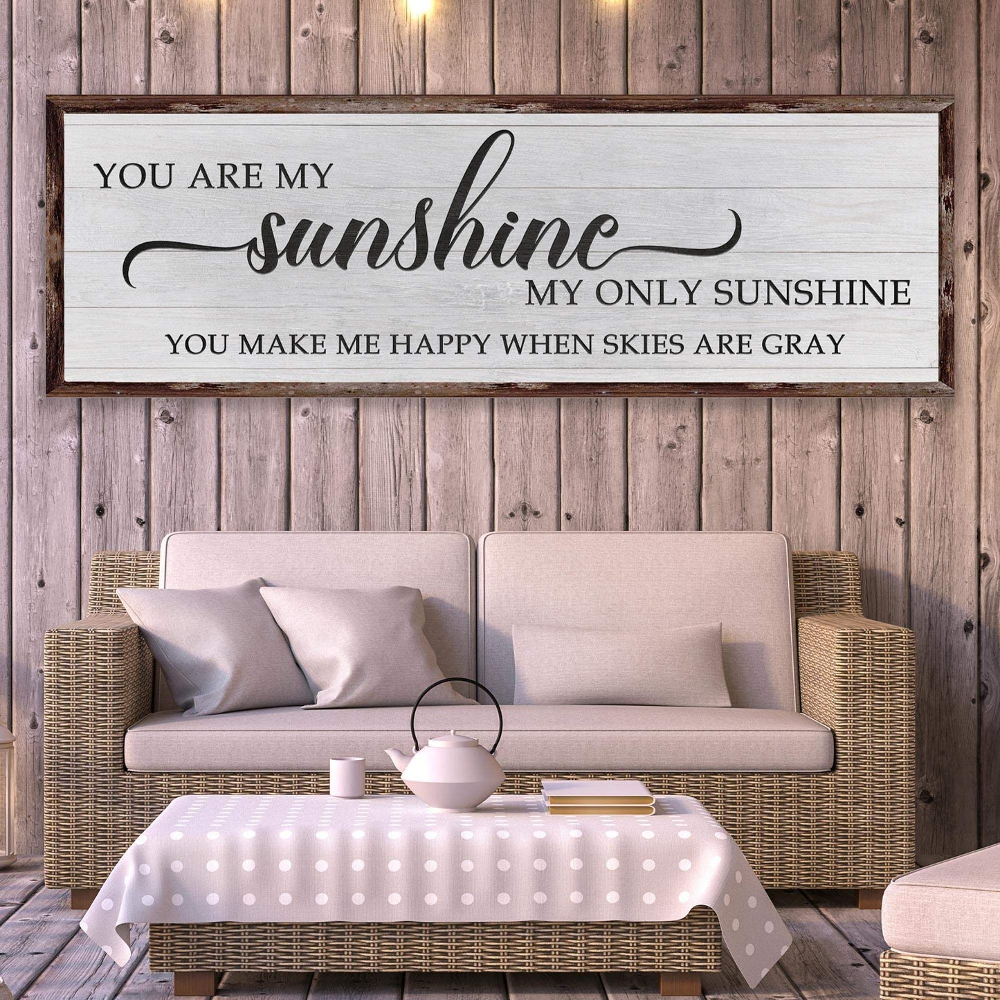 You Are My Sunshine Sign IV - Tailored Canvases - Flyclothing LLC