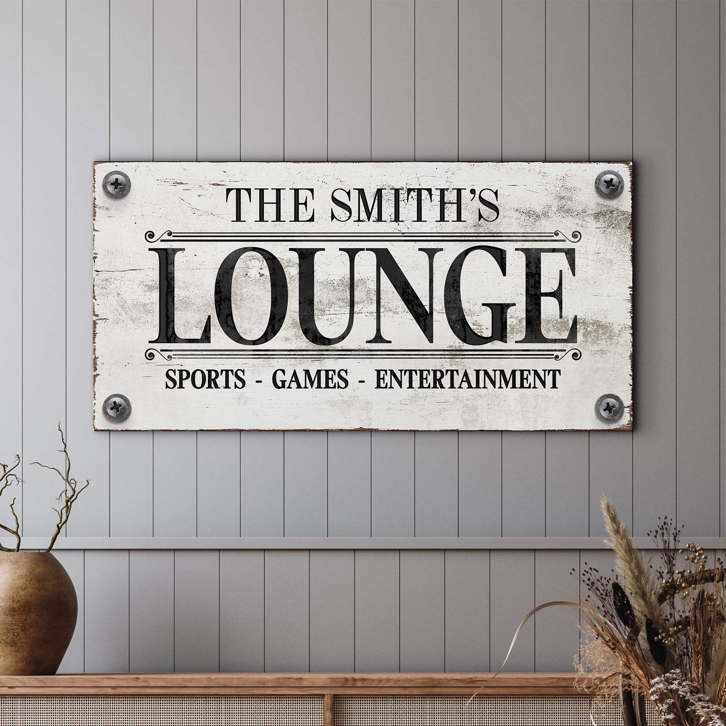 Family Sports Games Lounge Sign - Tailored Canvases - Flyclothing LLC