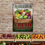 Locally Grown Fresh Produce Sign - Tailored Canvases - Flyclothing LLC