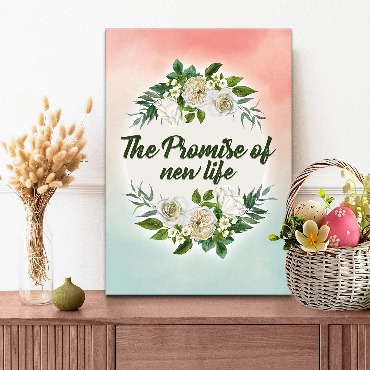 The Promise of New Life Sign - Tailored Canvases - Flyclothing LLC