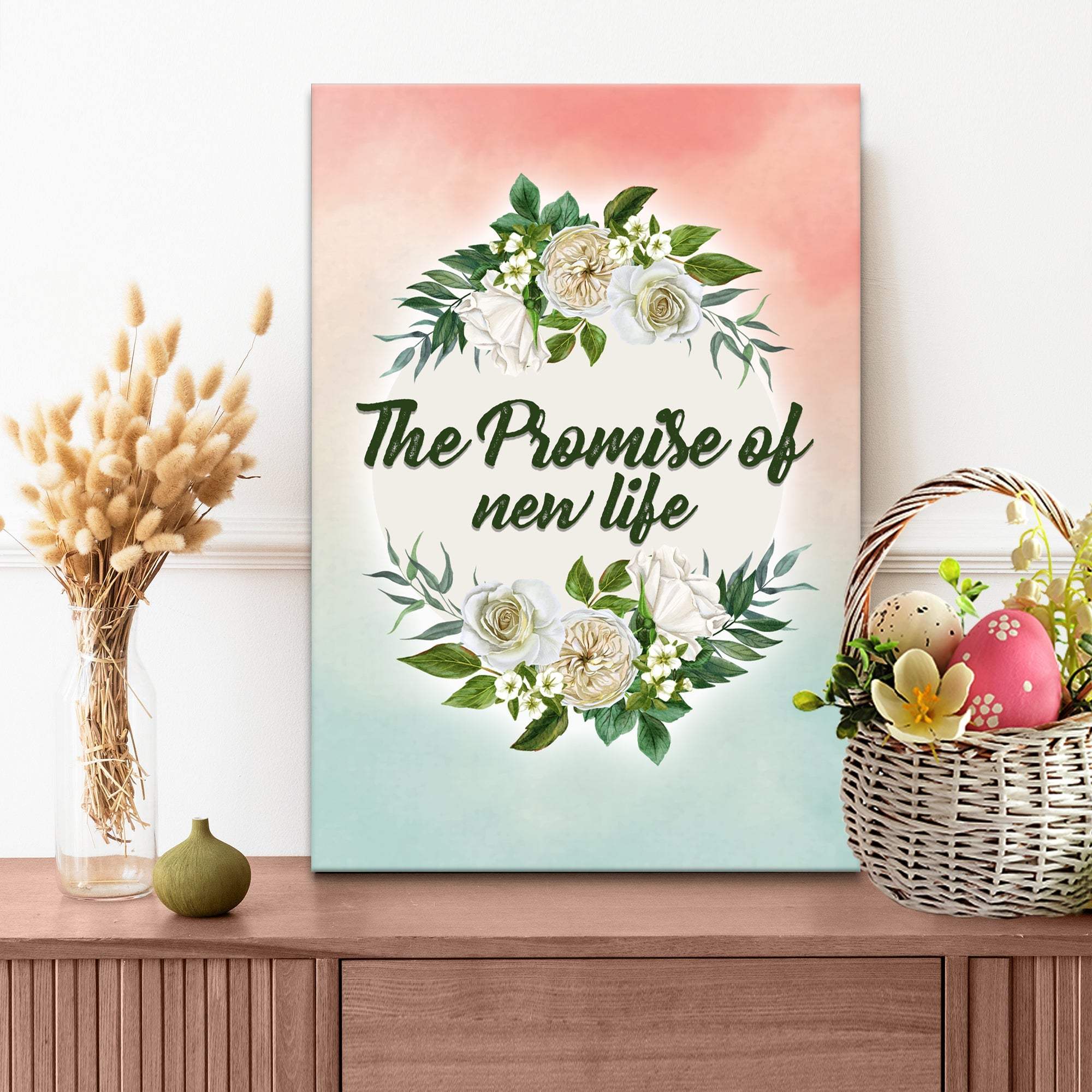 The Promise of New Life Sign - Tailored Canvases - Flyclothing LLC
