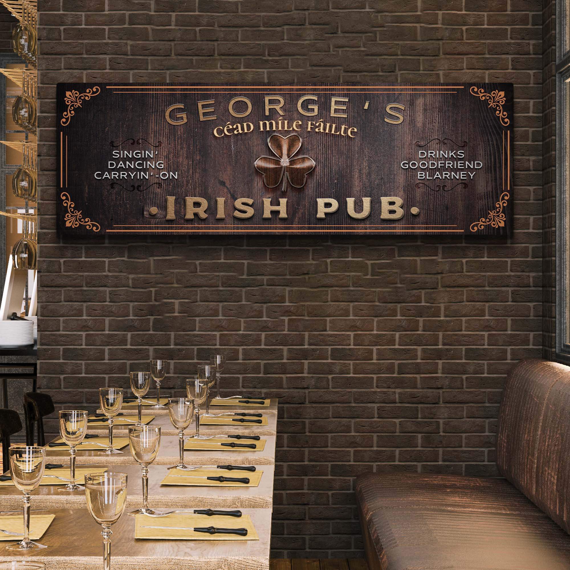 Irish Pub Sign - Tailored Canvases - Flyclothing LLC