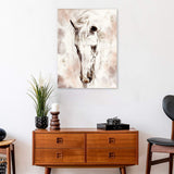 Sorrowful Horse Canvas Wall Art - Tailored Canvases - Flyclothing LLC
