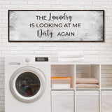 Dirty Laundry Sign II - Tailored Canvases - Flyclothing LLC