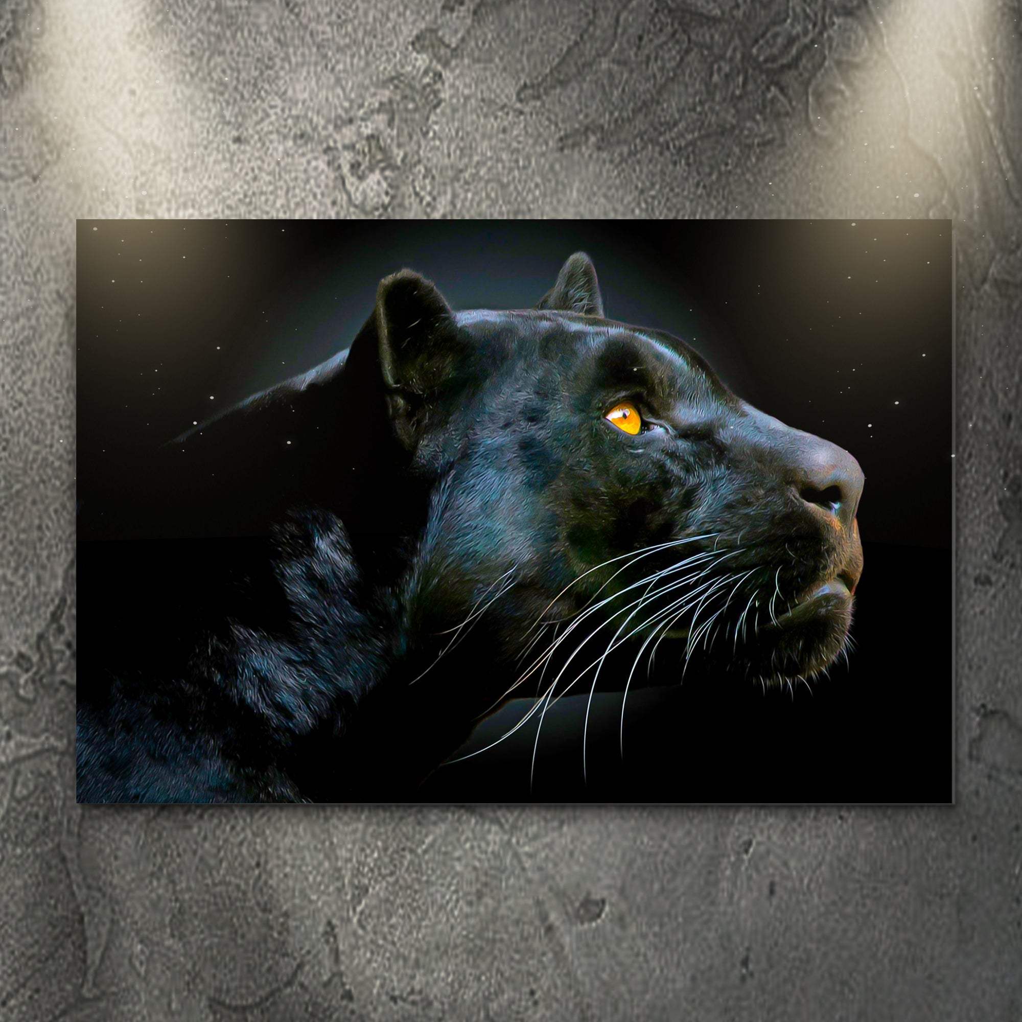 Black Panther Head Canvas Wall Art - Tailored Canvases - Flyclothing LLC