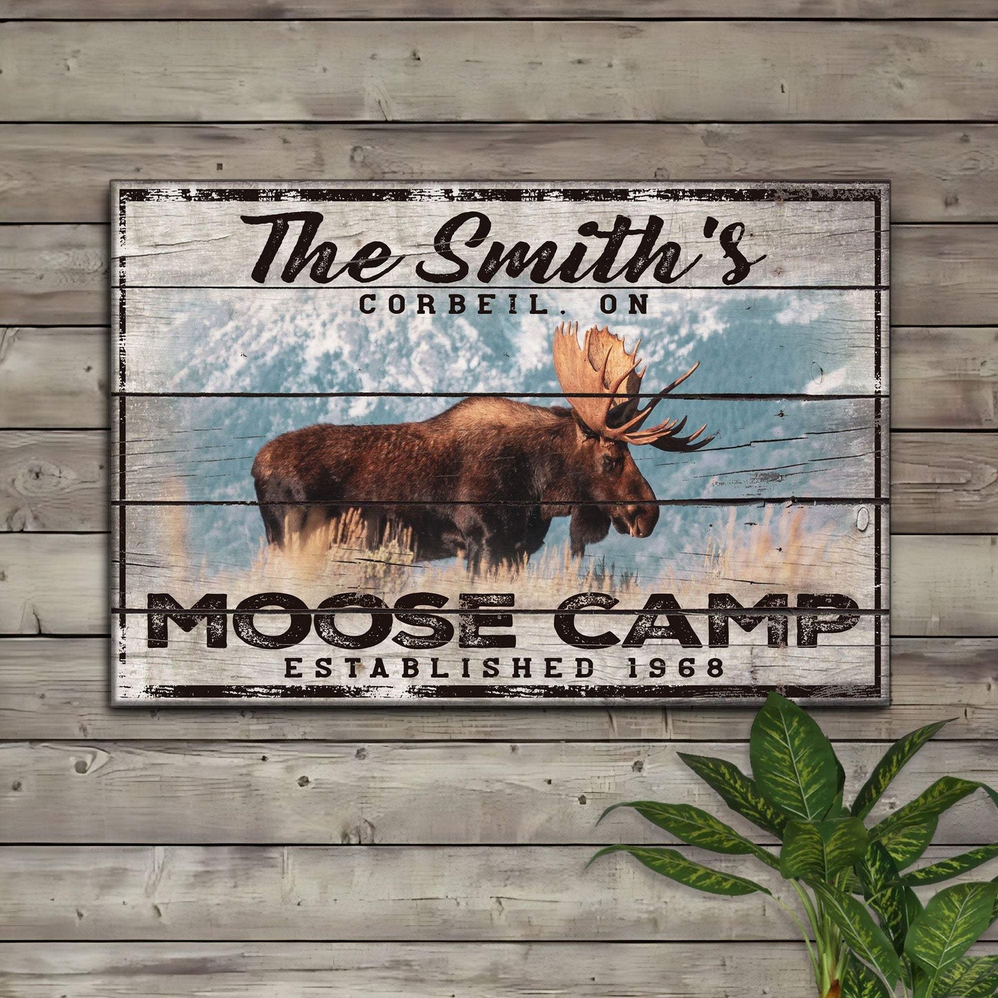 Moose Camp Sign - Tailored Canvases - Flyclothing LLC