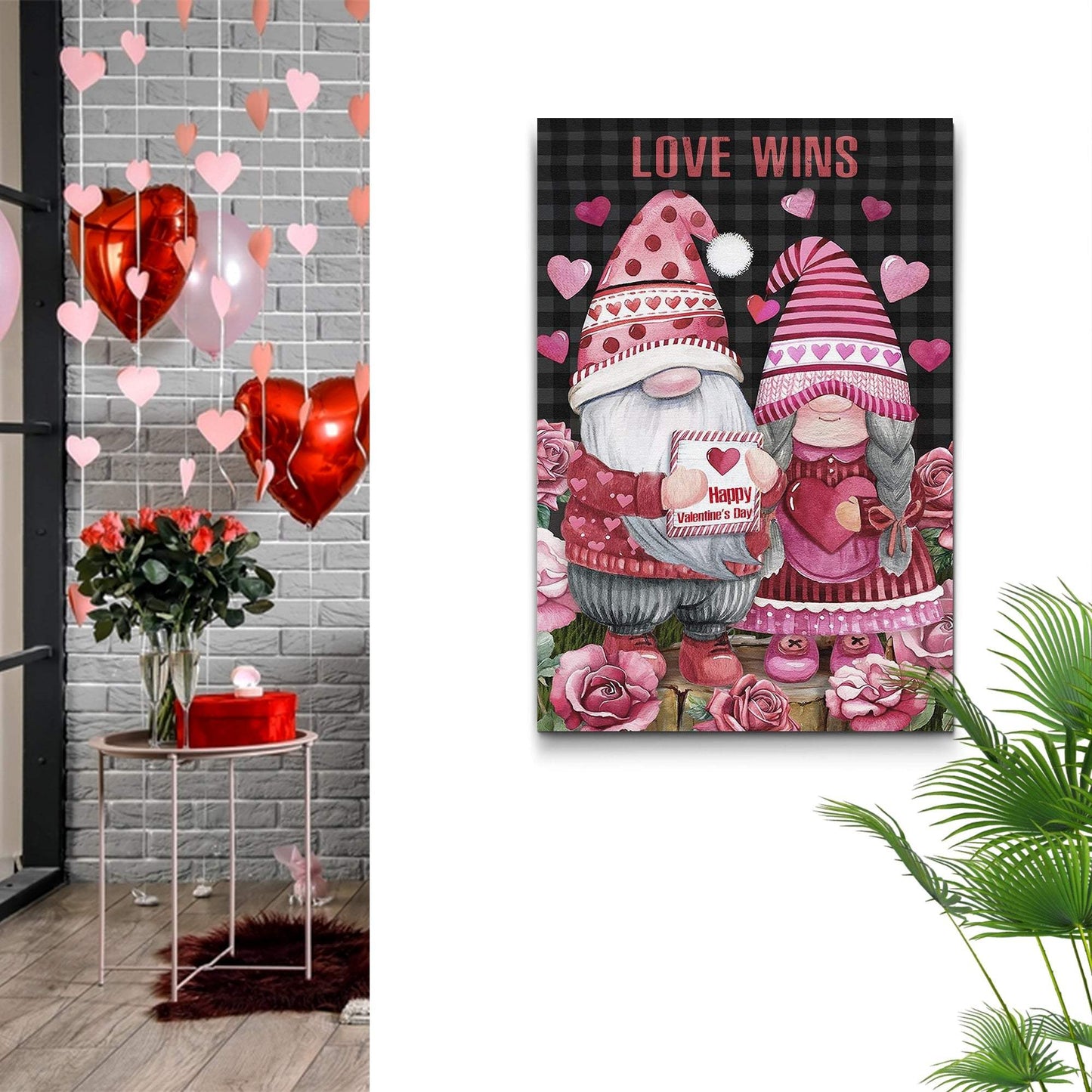 Valentine Gnomes Sign II - Tailored Canvases - Flyclothing LLC