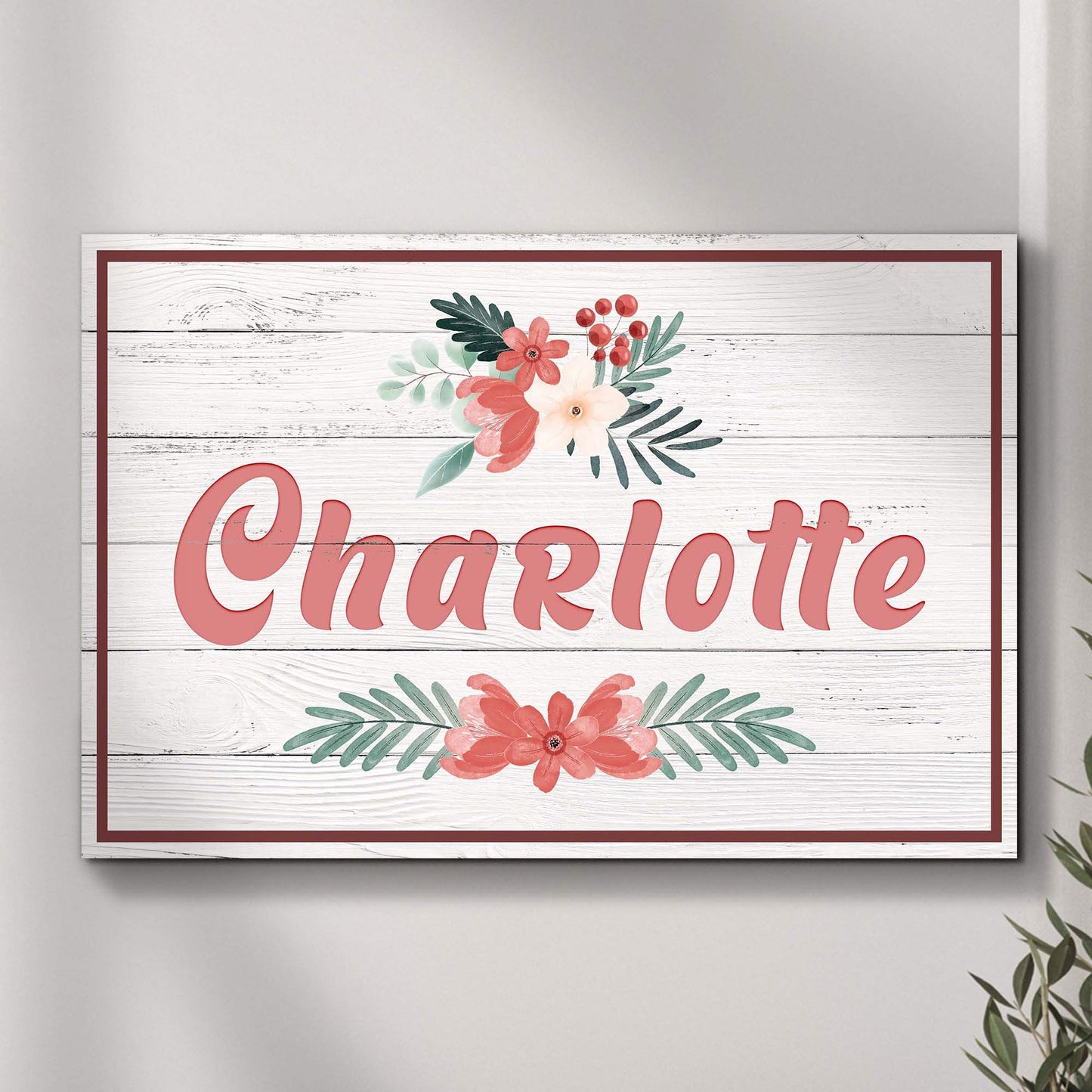 Flower Kids Room Sign - Tailored Canvases - Flyclothing LLC