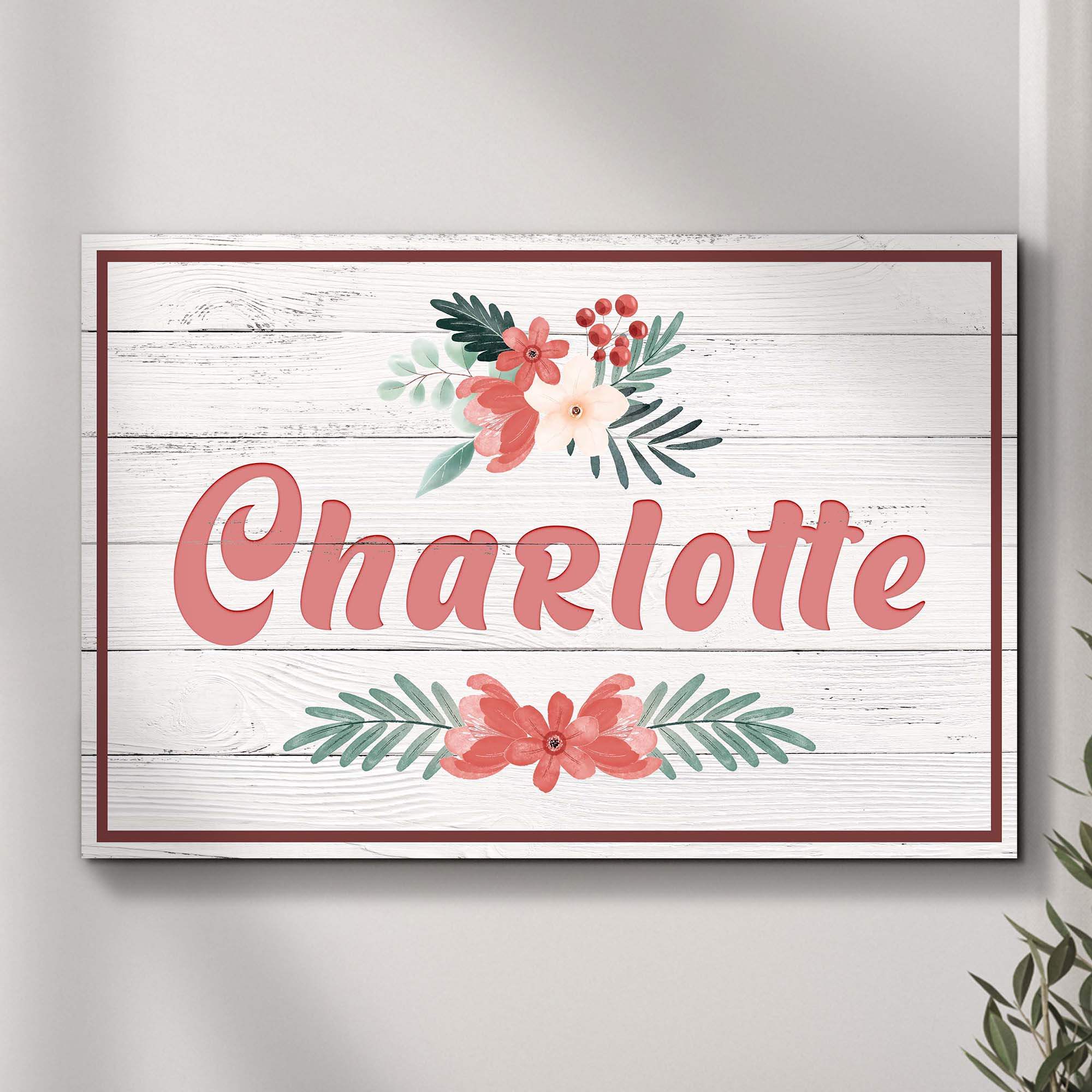 Flower Kids Room Sign - Tailored Canvases - Flyclothing LLC