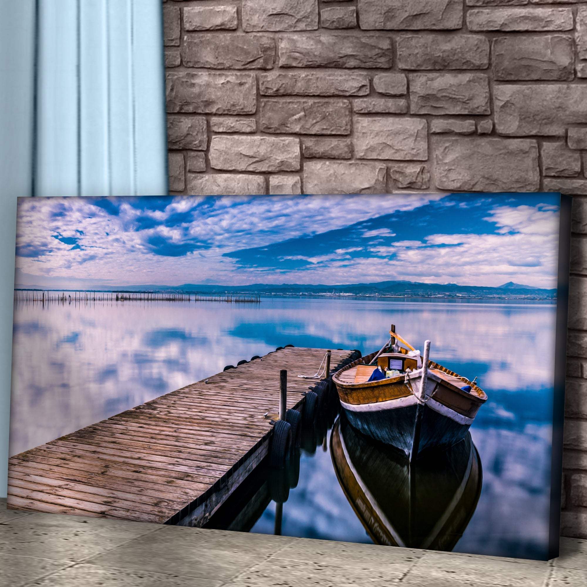 Boat Seascape Canvas Wall Art - Tailored Canvases - Flyclothing LLC