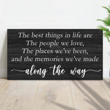 The Best Things In Life Sign III - Tailored Canvases - Flyclothing LLC