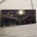 Full Moon Setting Canvas Wall Art - Tailored Canvases - Flyclothing LLC