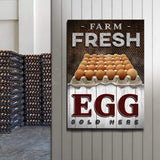 Sold Here Farm Fresh Eggs Sign - Tailored Canvases - Flyclothing LLC