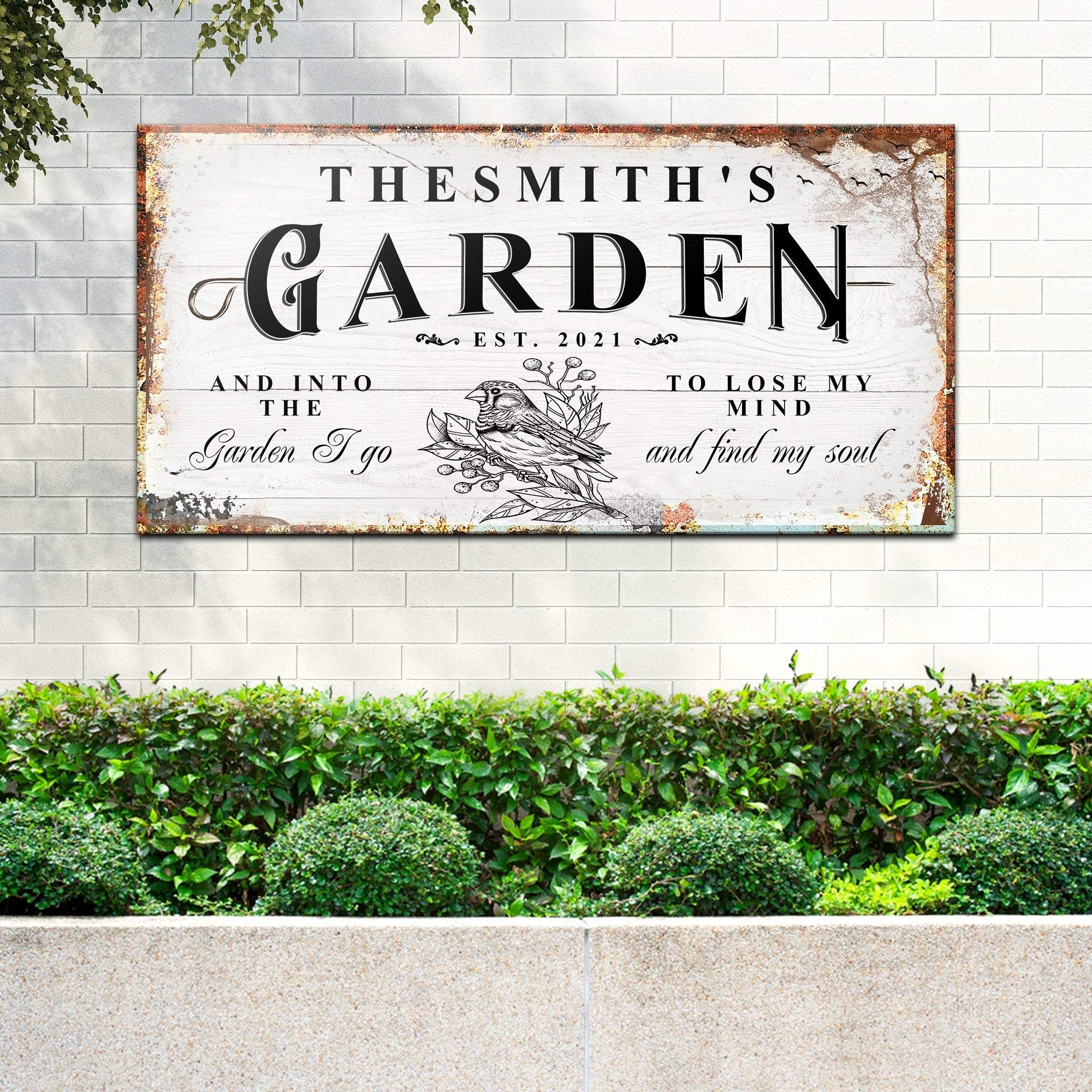 Family Garden Sign - Tailored Canvases - Flyclothing LLC