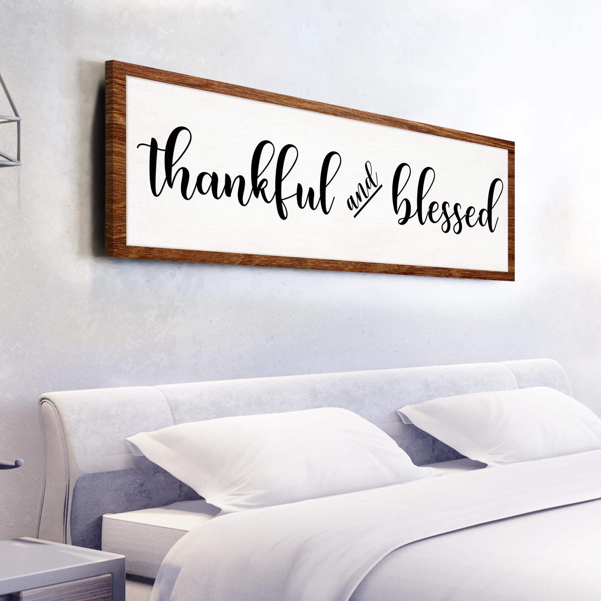 Thankful And Blessed Sign - Tailored Canvases - Flyclothing LLC