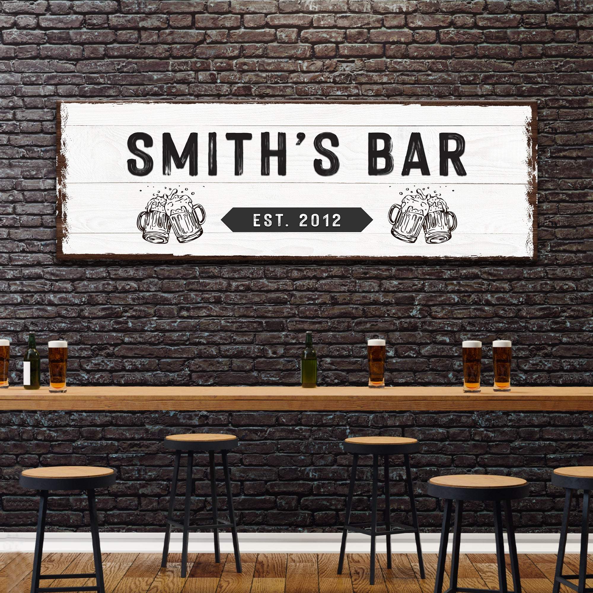 Family Bar Sign - Tailored Canvases - Flyclothing LLC
