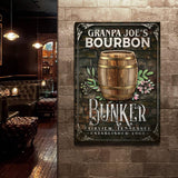 Bourbon Bunker Sign - Tailored Canvases - Flyclothing LLC