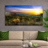 Foggy Mountain At Sunrise Canvas Wall Art - Tailored Canvases - Flyclothing LLC