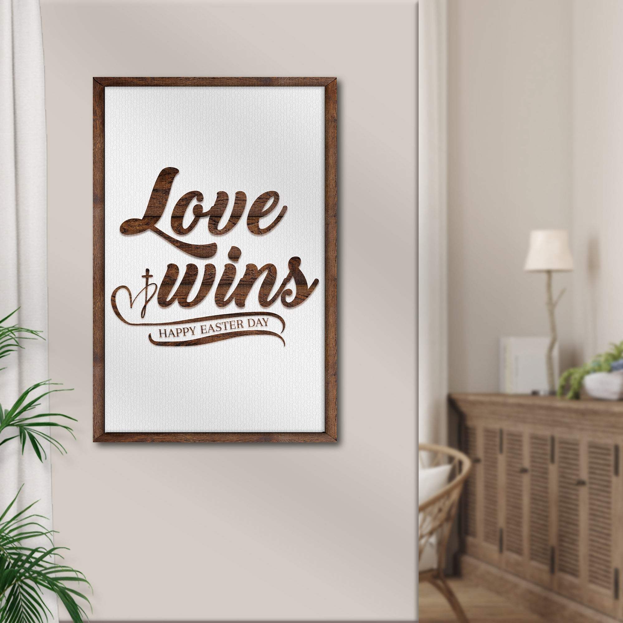 Easter Love Wins Sign - Tailored Canvases - Flyclothing LLC