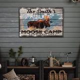 Moose Camp Sign - Tailored Canvases - Flyclothing LLC