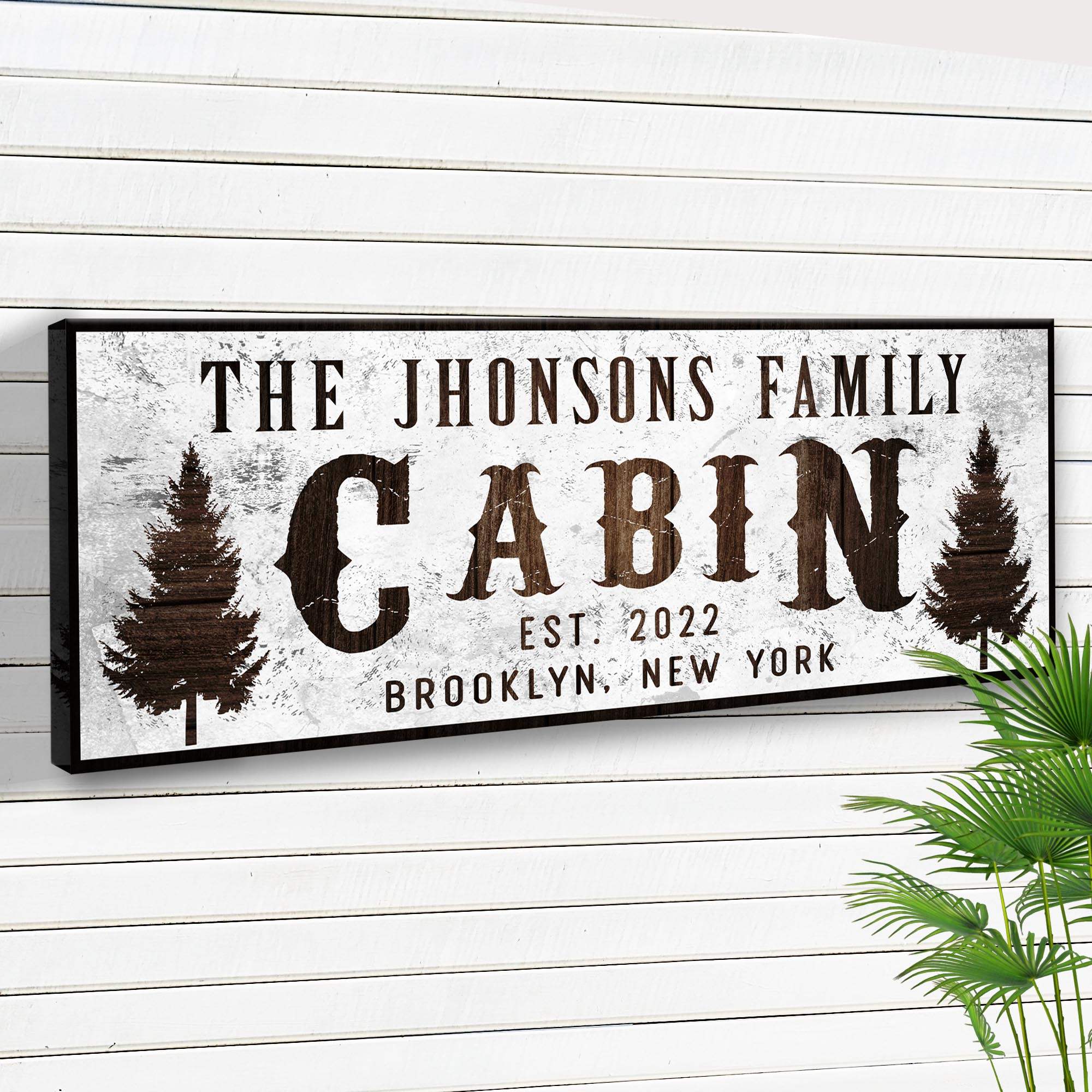 Family Cabin Sign II - Tailored Canvases - Flyclothing LLC