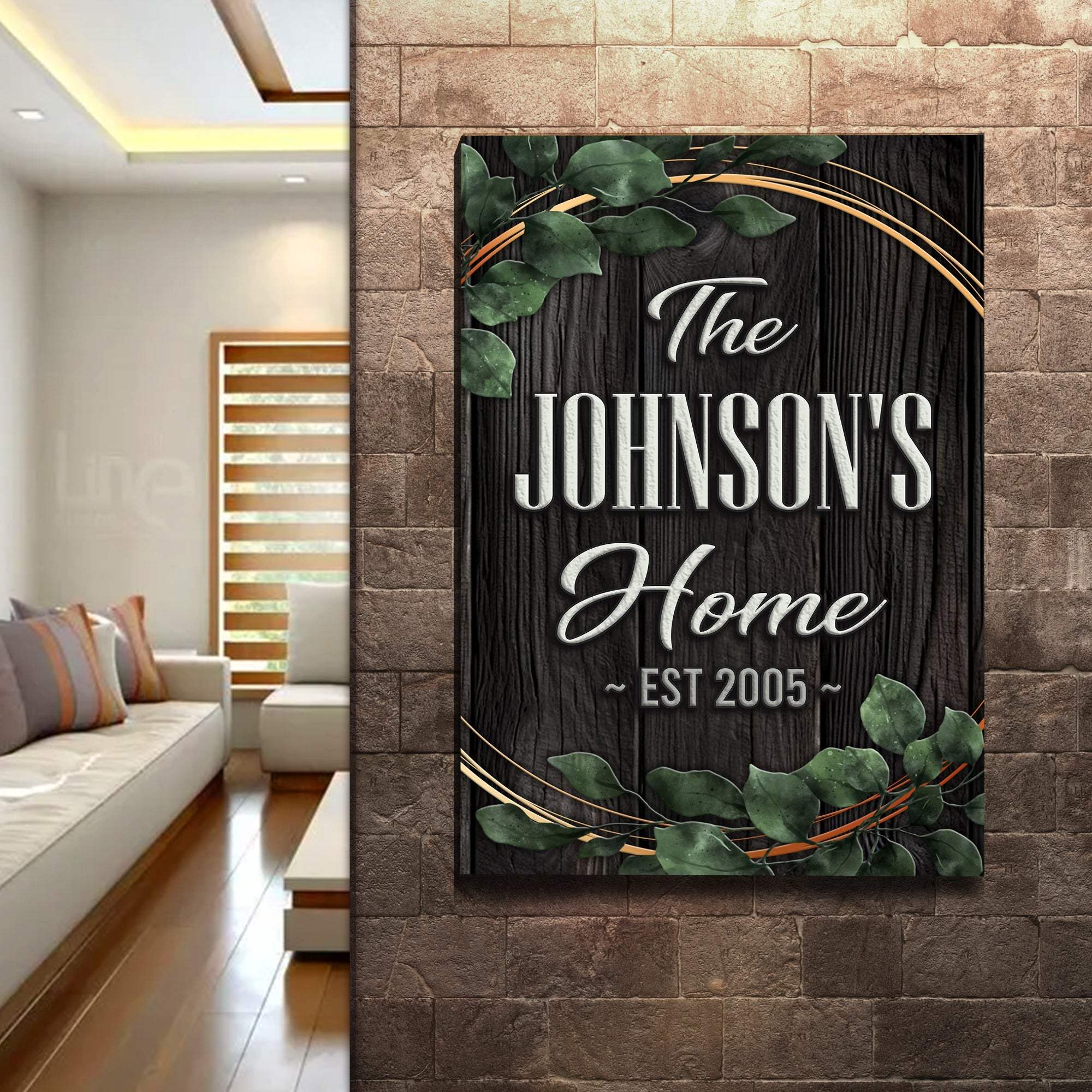 Family Home Sign II - Tailored Canvases - Flyclothing LLC
