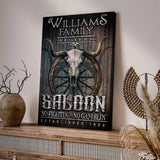 Western Cowboy Saloon Sign - Tailored Canvases - Flyclothing LLC